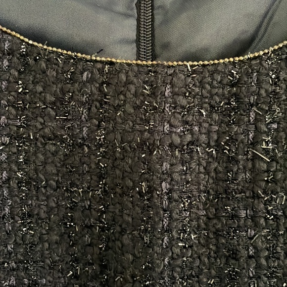 Tweed dress fantastic quality and fit navy with shimmer - Picture 5 of 9